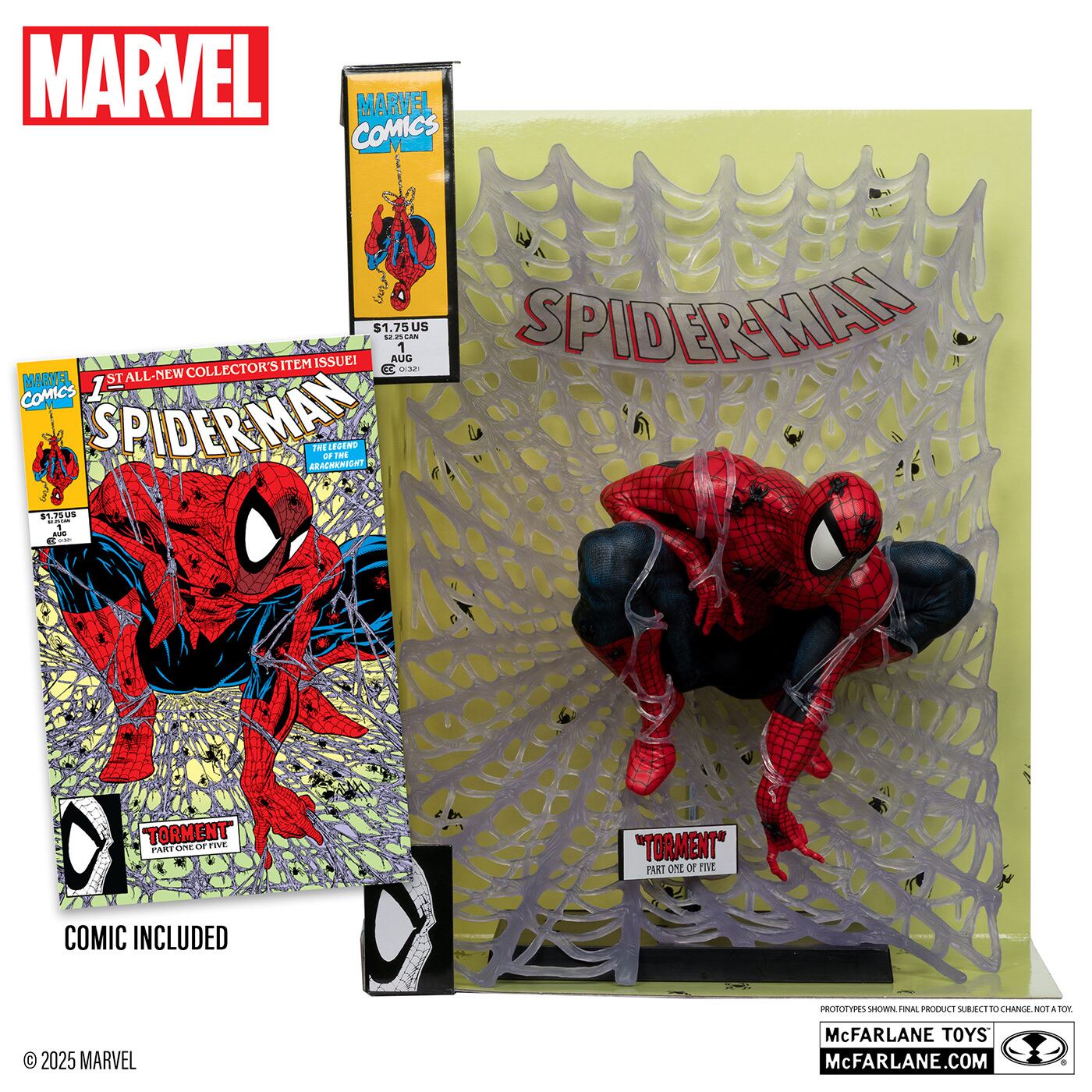 マクファーレン マーベル シーン・フィギュア #013 スパイダーマン 1/6