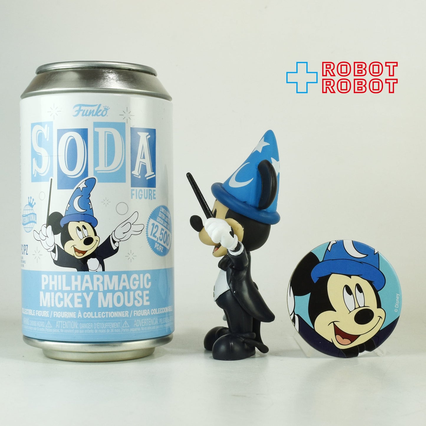ファンコ SODA ソーダ缶 ディズニー フィルハーマジック ミッキーマウス フィギュア 缶入り