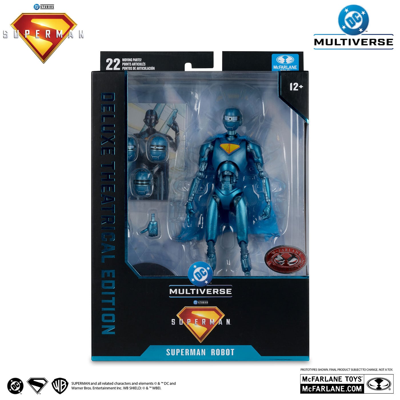 DC マルチバース スーパーマン (2025) デラックス・シアトリカル・エディション スーパーマンロボ4号（レッド・プラチナム・エディション) 7インチ アクションフィギュア 国内版 未開封