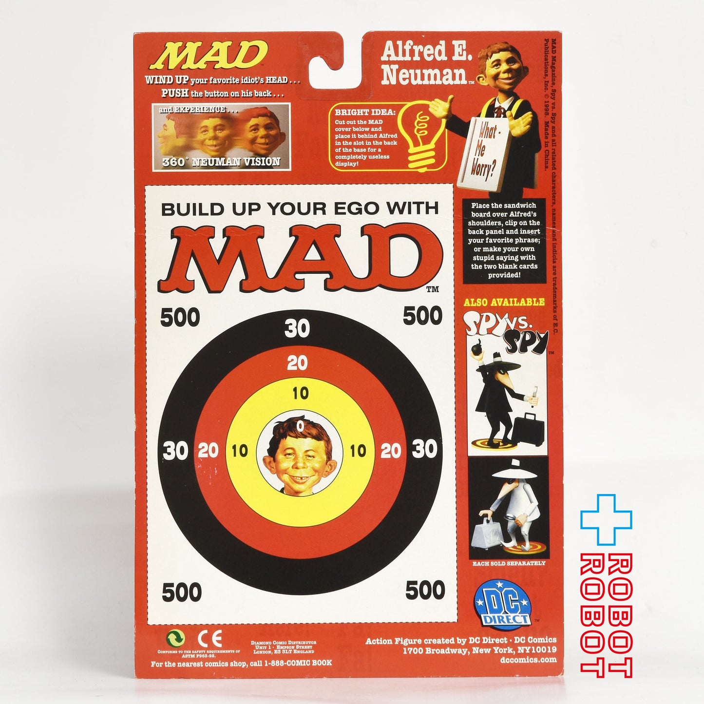 マッドマガジン おばかフレーズのサンドイッチマン 黒ジャケット アクションフィギュア 未開封