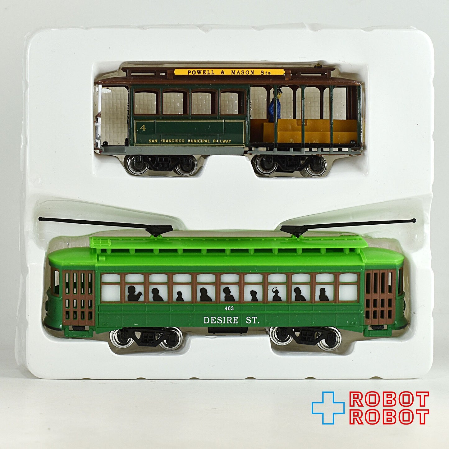 ⚫️サンフランシスコ ケーブルカー HOスケール 2 クラシック・ストリートカーズ 箱入