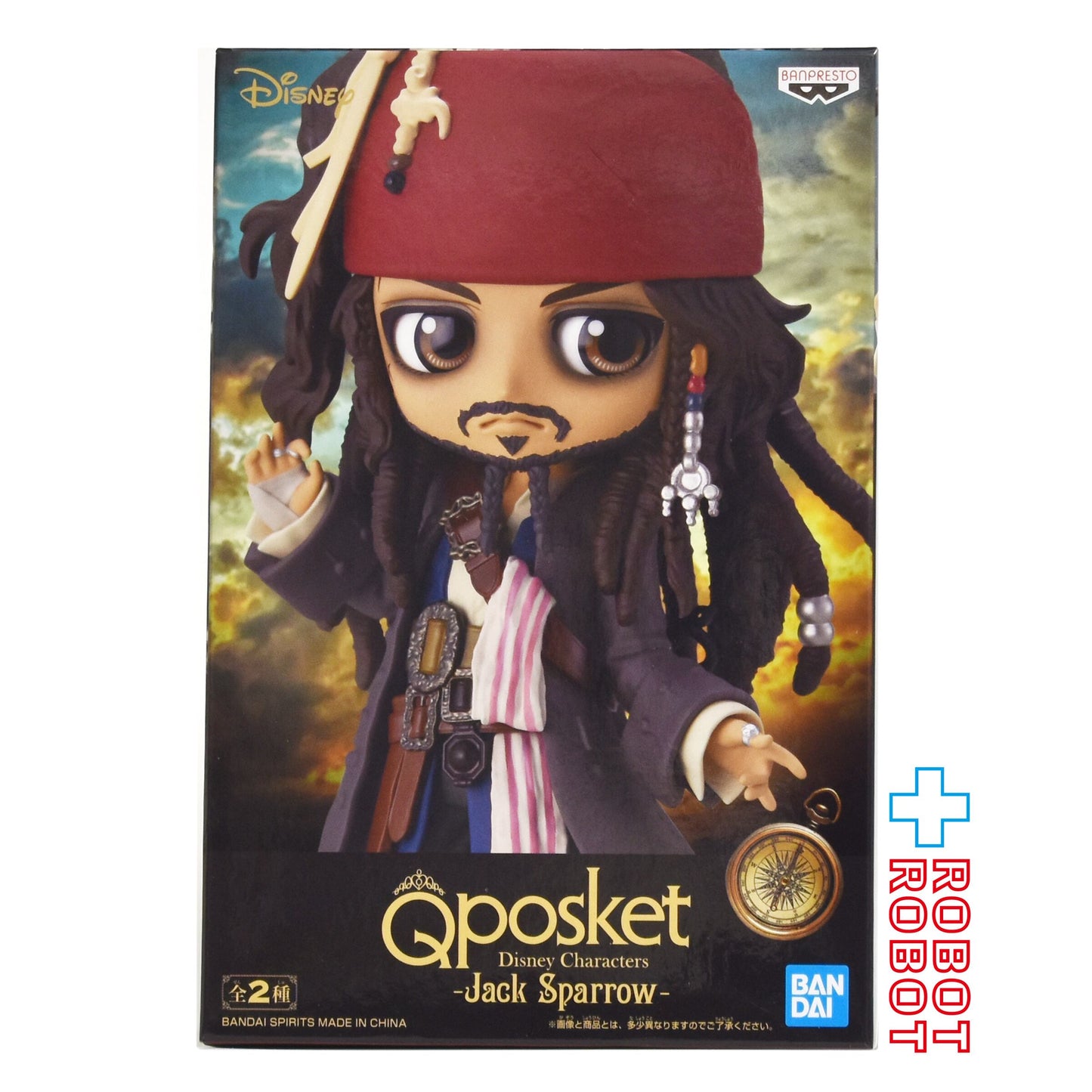 Qpsoket Qポスケット パイレーツ・オブ・カリビアン ジャック・スパロウ A フィギュア 未開封