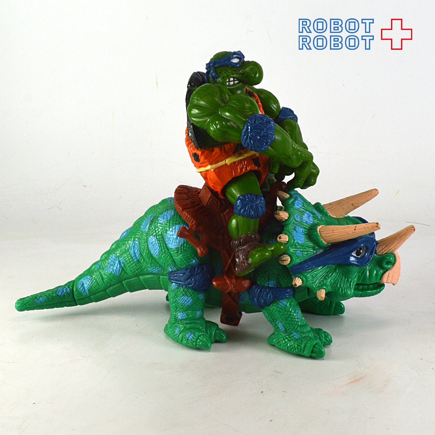 プレイメイツ ティーンエイジ・ミュータント・ニンジャ・タートルズ TMNT ケイブ・レオと恐竜 アクションフィギュア ルース