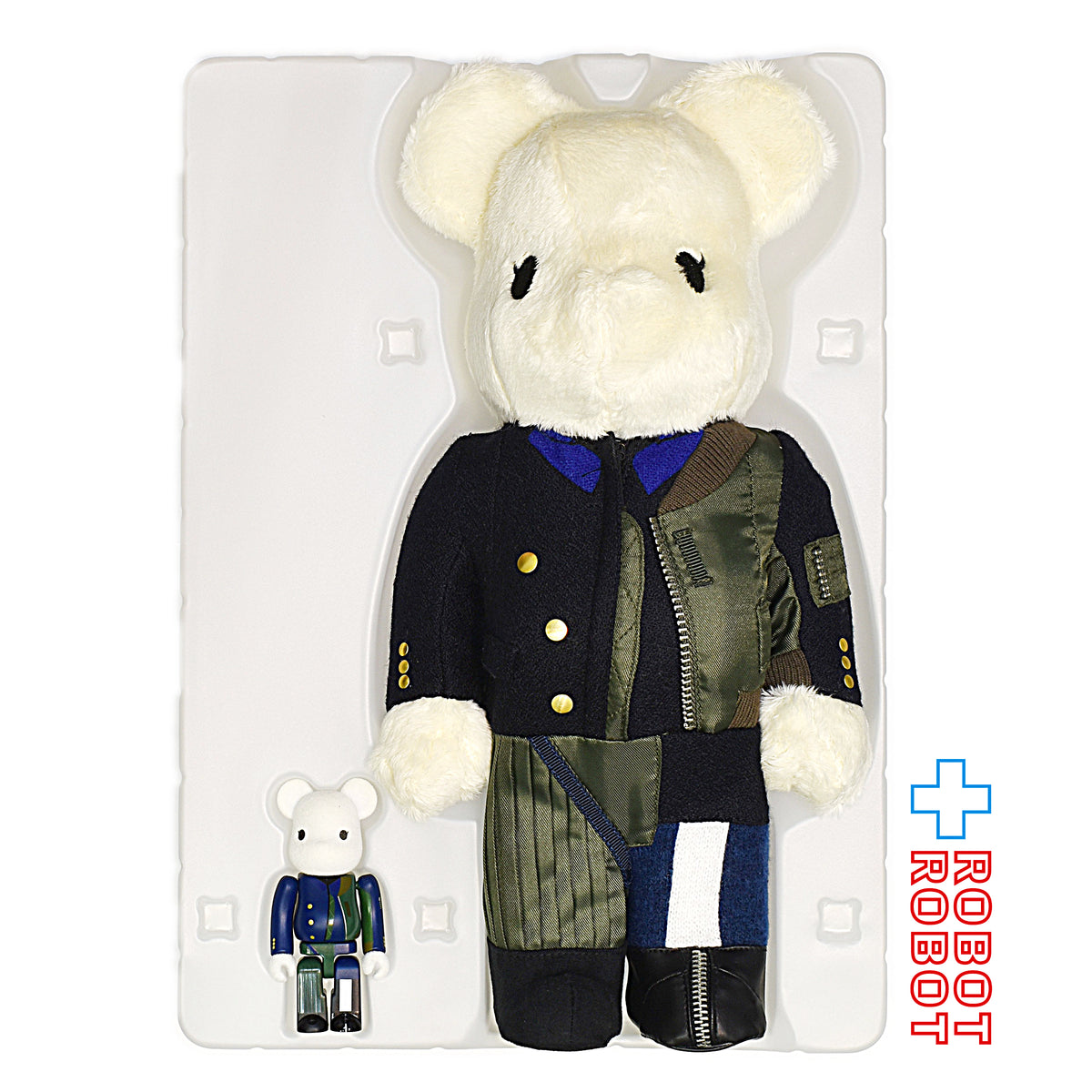 メディコム BE@RBRICK 100％ & 400% ベアブリック sacai サカイ 2018AW 開封品