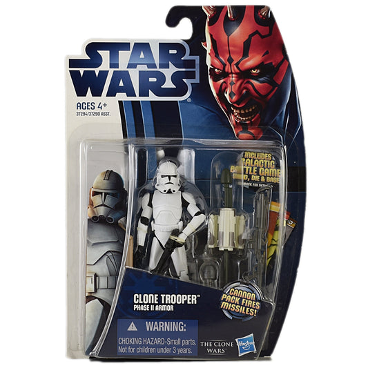 スター・ウォーズ CW2012 CW02 クローントルーパー フェイズ２アーマー クローン・ウォーズ 3.75インチ アクションフィギュア 未開封 US版