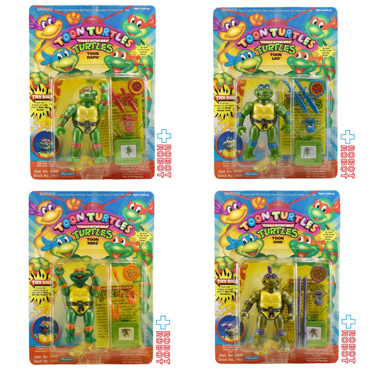 ニンジャ・タートルズ クラシックコレクション TMNT トゥーンタートルズ フィギュア ４種セット 1993 未開封