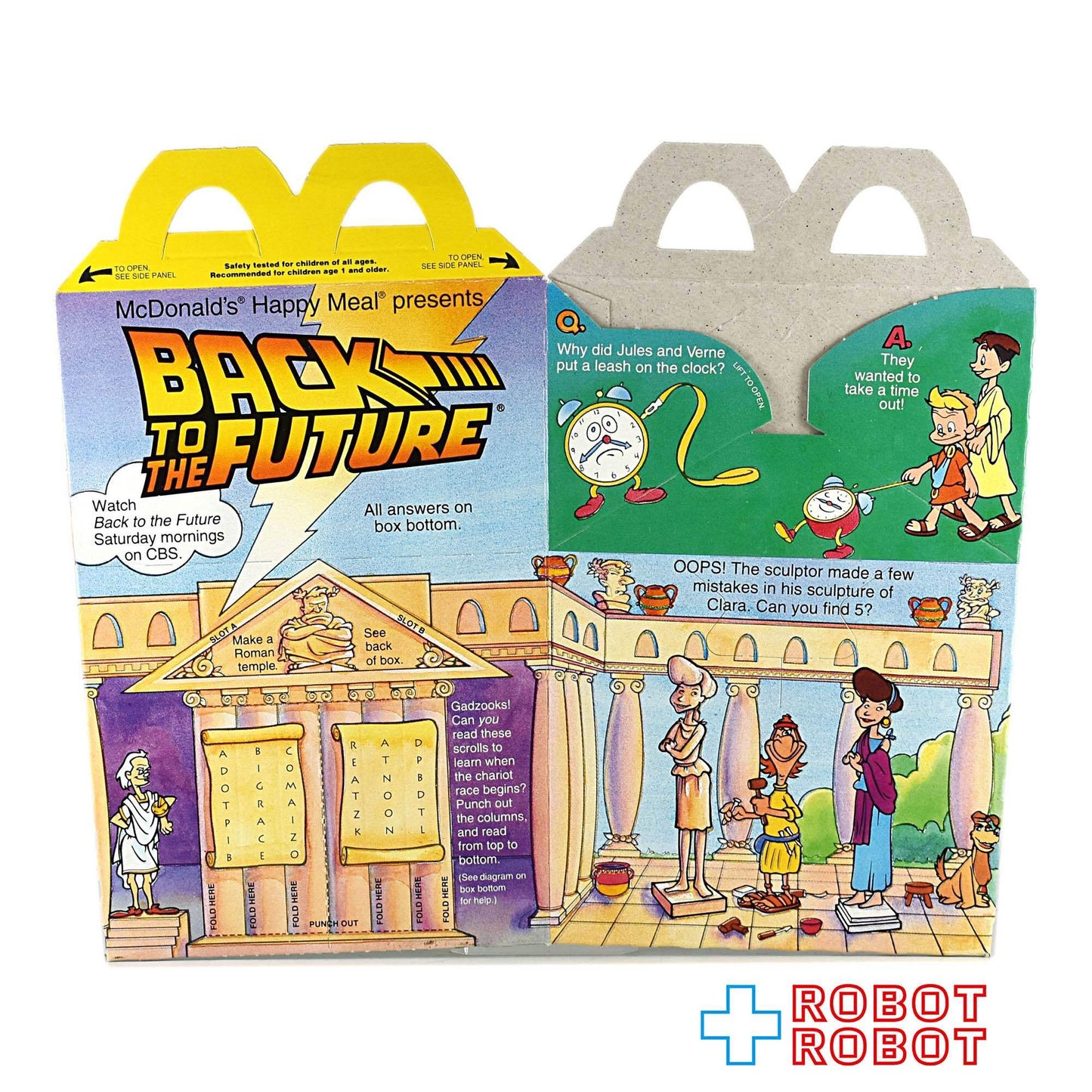 マクドナルド 空箱 バック・トゥ・ザ・フューチャー ４種セット ハッピーミールトイ
