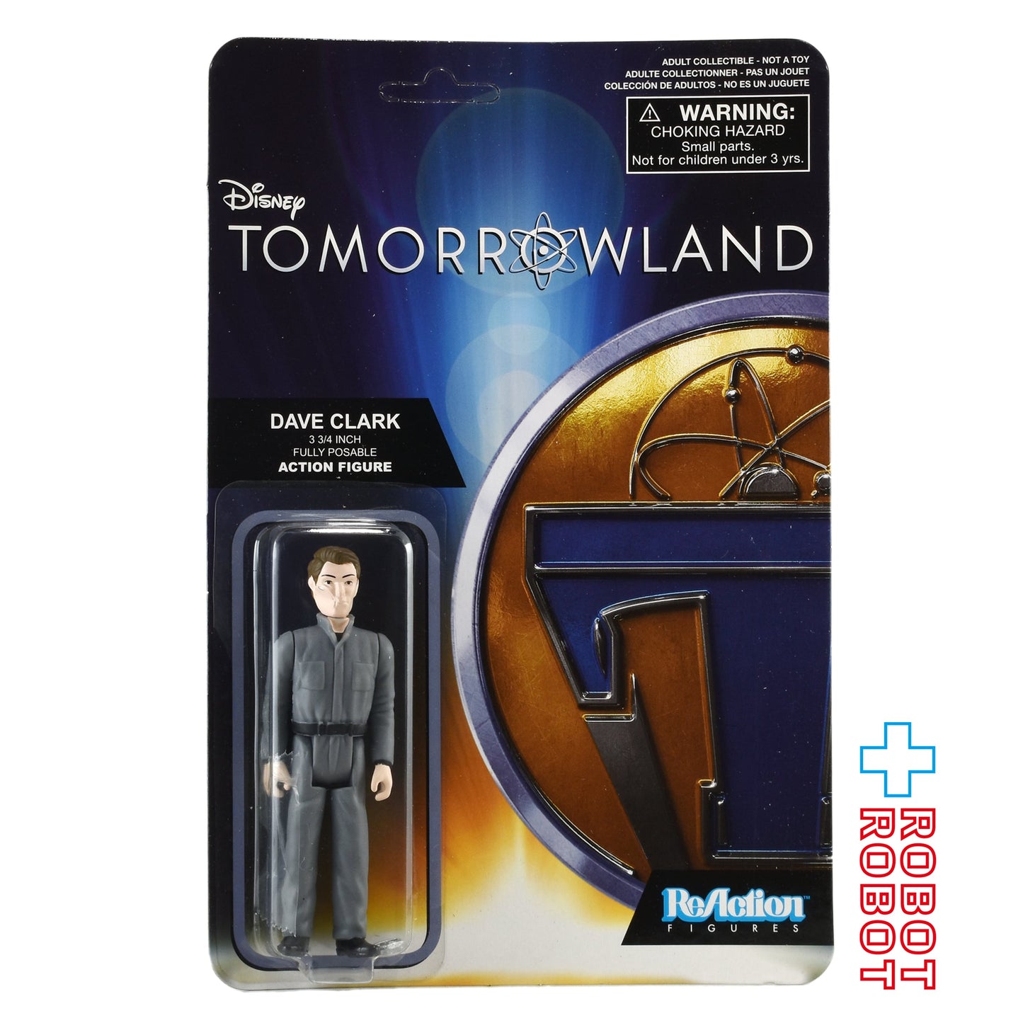 リ・アクション トゥモローランド デイヴ・クラーク 3.75インチ アクションフィギュア 未開封 ※難有り