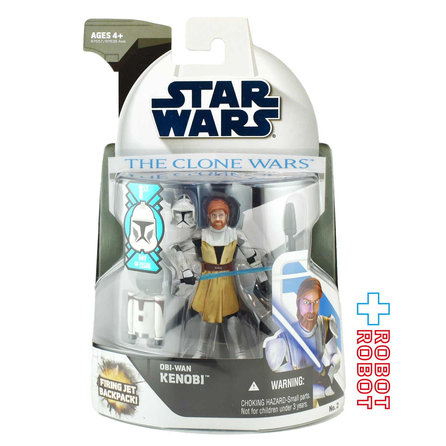 スター・ウォーズ CW2008 No02 オビ＝ワン・ケノービ クローン・ウォーズ 3.75インチ アクションフィギュア 未開封