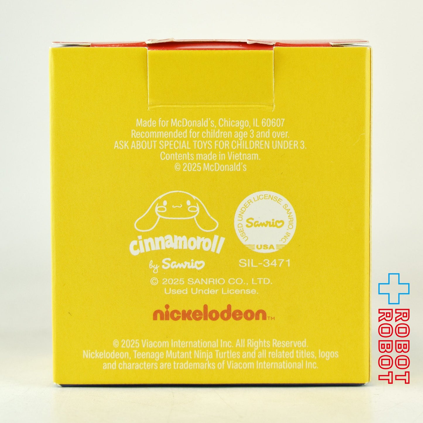 マクドナルド ハローキティ&フレンズ × タートルズ シナモロール × ミケランジェロ フィギュア ハッピーミールトイ 2025 カード付き アメリカ限定 日本未発売