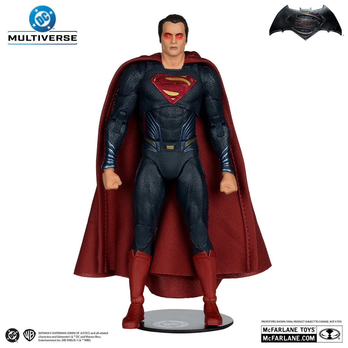 DC マルチバース 映画 バットマン vs スーパーマン ジャスティスの誕生 #337 スーパーマン (ヒートビジョン) 7インチ アクションフィギュア 国内版 未開封
