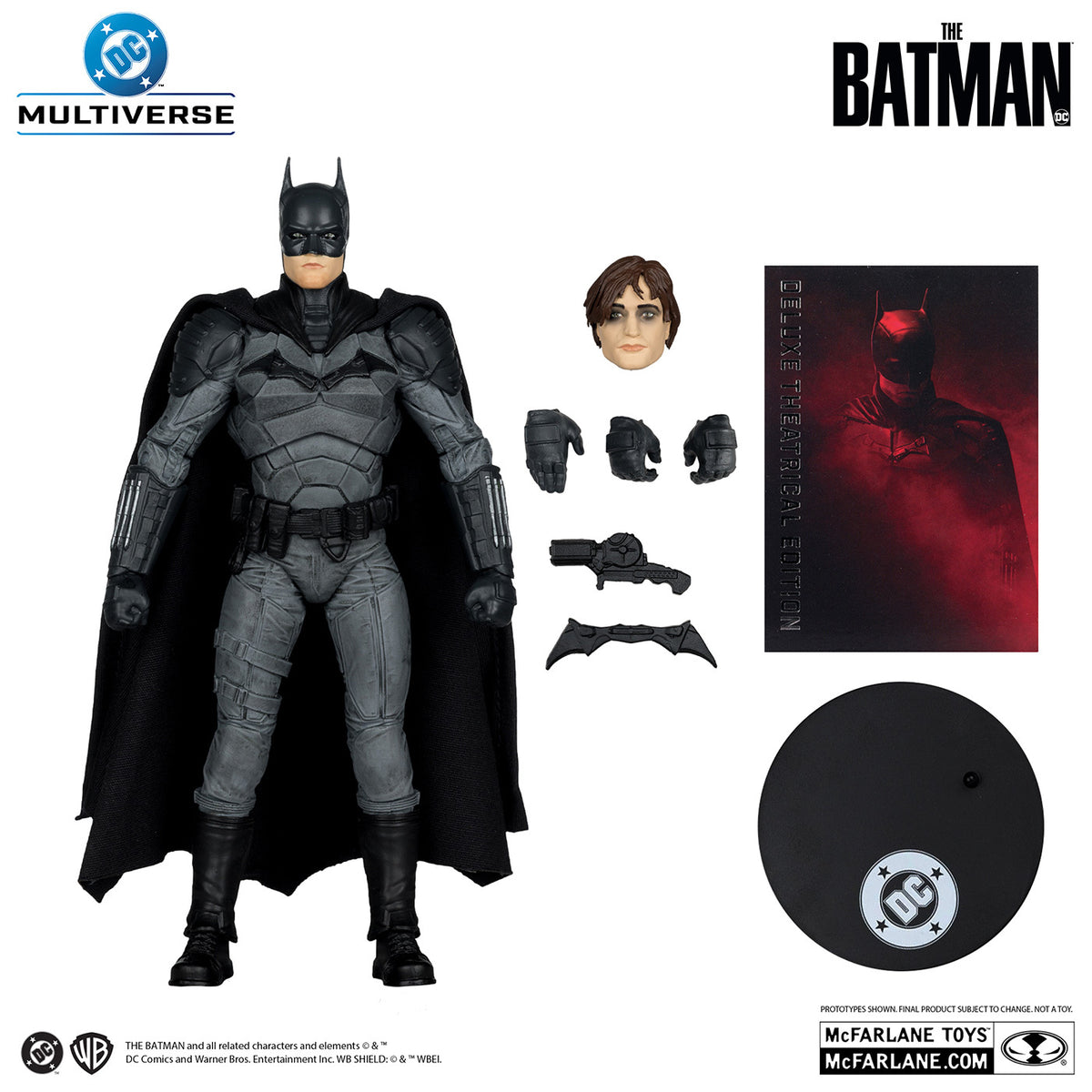 マクファーレン・トイズ DCマルチバース THE BATMAN ザ・バットマン / バットマン デラックス・シアトリカル・エディション 7インチ アクションフィギュア 国内版 未開封