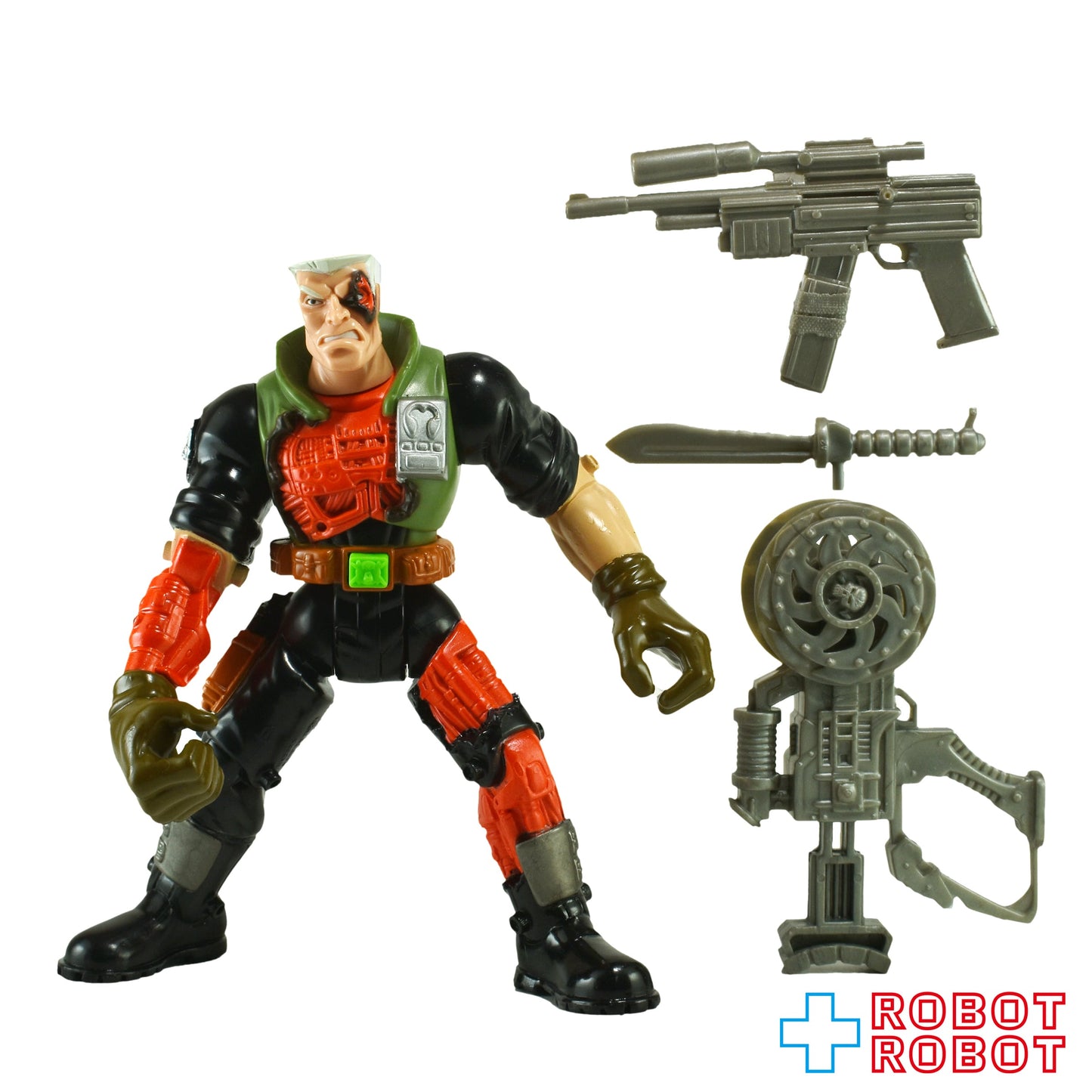 スモール・ソルジャー バトルダメージ・チップハザード アクションフィギュア 1998 ルース 台紙付き