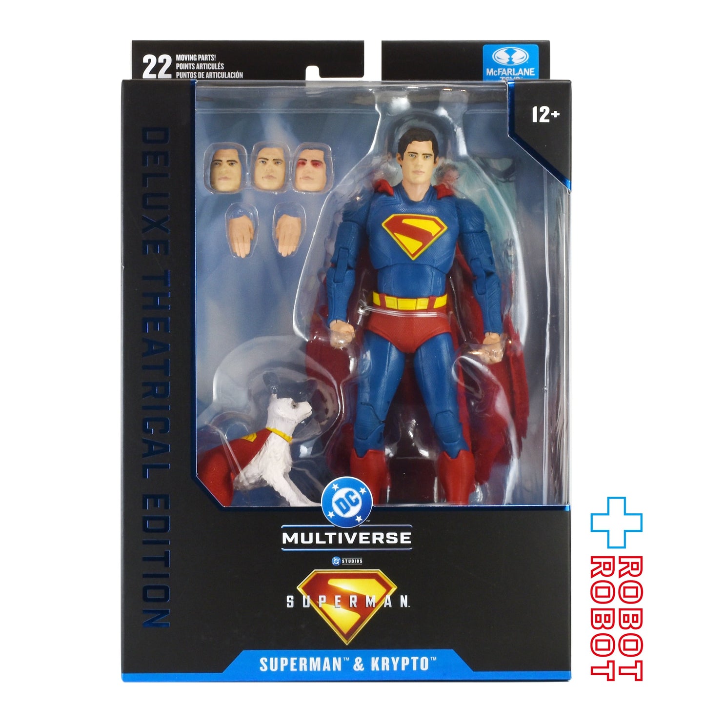 マクファーレン・トイズ DCマルチバース スーパーマン (2025) デラックス・シアトリカル・エディション スーパーマン & クリプト 7インチ アクションフィギュア 国内版 未開封