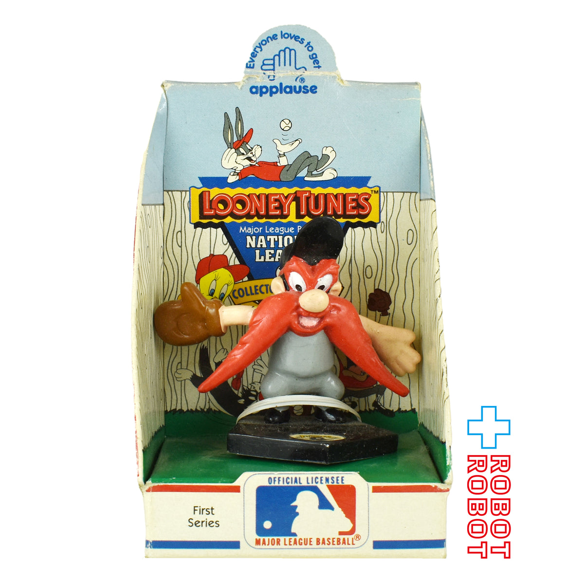 アプローズ社 ルーニー・テューンズ MLB ナショナルリーグ ヨセミテ・サム（ピッツバーグ・パイレーツ） PVCフィギュア 1990 箱付き