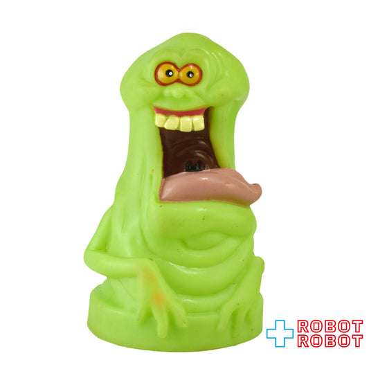 ザ・リアル・ゴーストバスターズ グリーンゴースト スライマー バブルバスボトル トッパー ソフビフィギュア 1989 ※汚れ