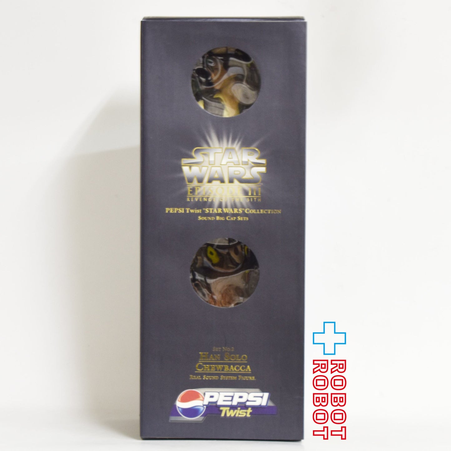 ペプシツイスト サウンドコレクション スター・ウォーズ EP3 サウンドビッグキャップセットNo.2 ハン・ソロ & チューバッカ 未開封