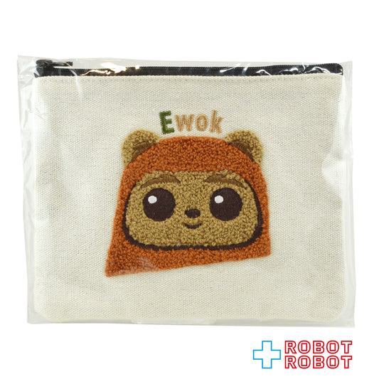 Happyくじ スター・ウォーズ イウォーク D賞 刺繍ポーチ "EWOK" 未開封