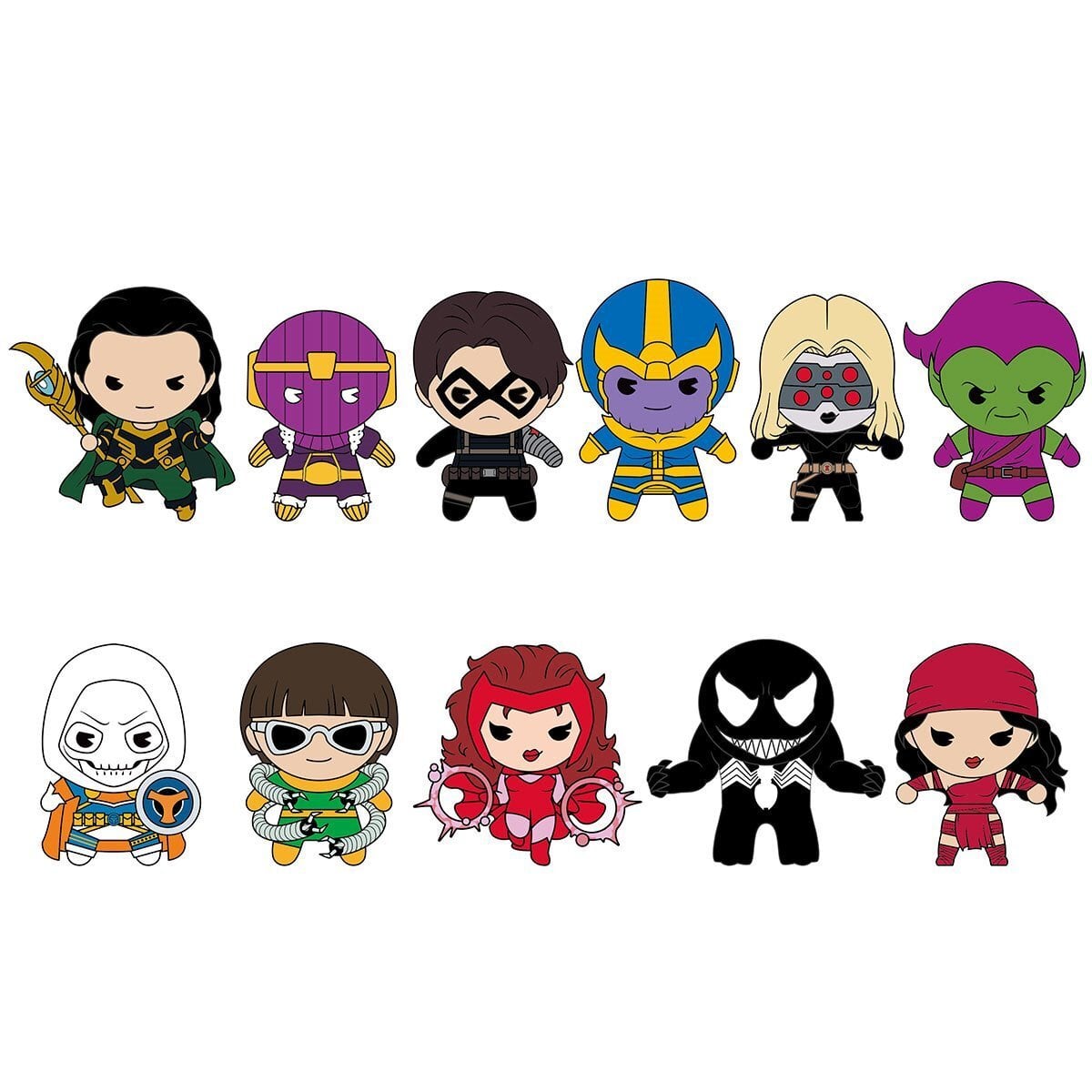 モノグラム フィギュラル バッグ クリップ マーベル ヴィランズ 1パック 未開封