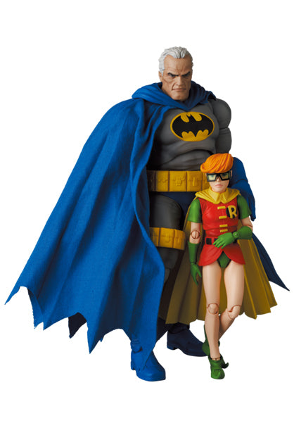 メディコム・トイ MAFEX マフェックス No.139 ダークナイト・リターンズ バットマン ブルー Ver. & ロビン アクションフィギュア 未開封