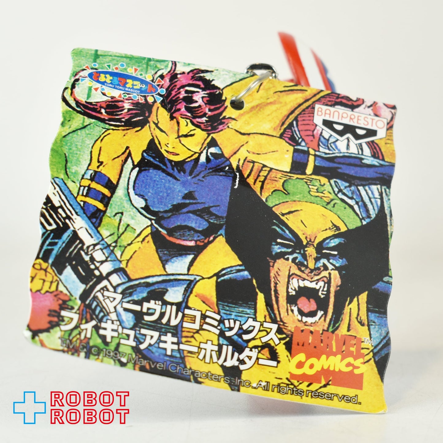 バンプレスト マーベルコミックス とるとるマスコット フィギュアキーホルダー キャプテン・アメリカ