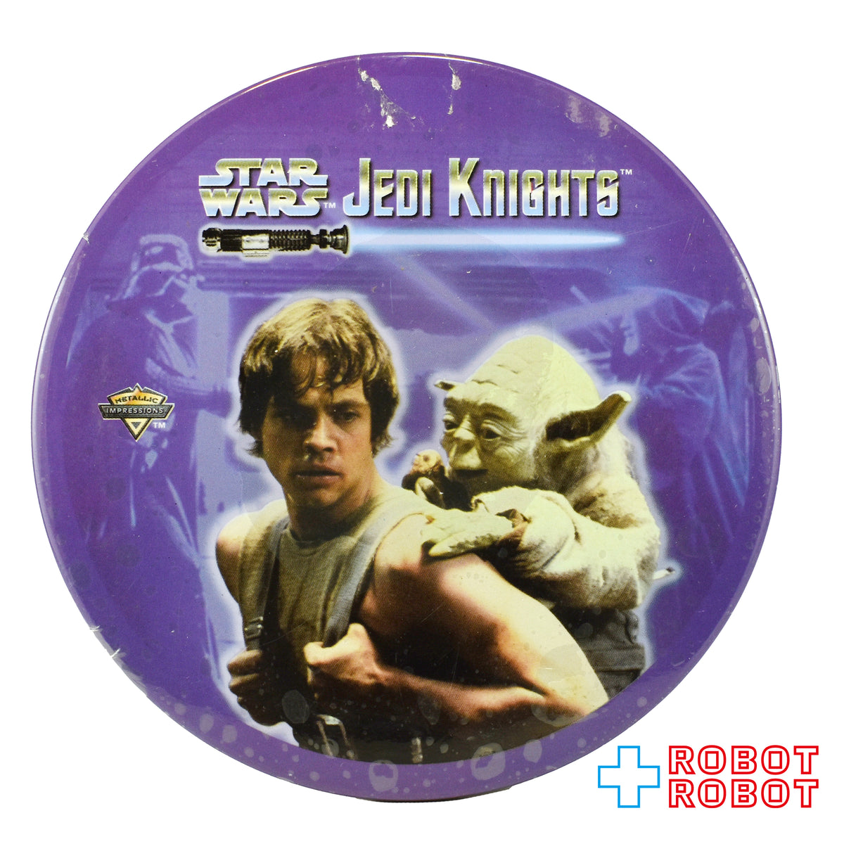 スター・ウォーズ ジェダイ・ナイト オールメタル ラウンド型 コレクターカード 缶入 5枚セット 1998 未開封