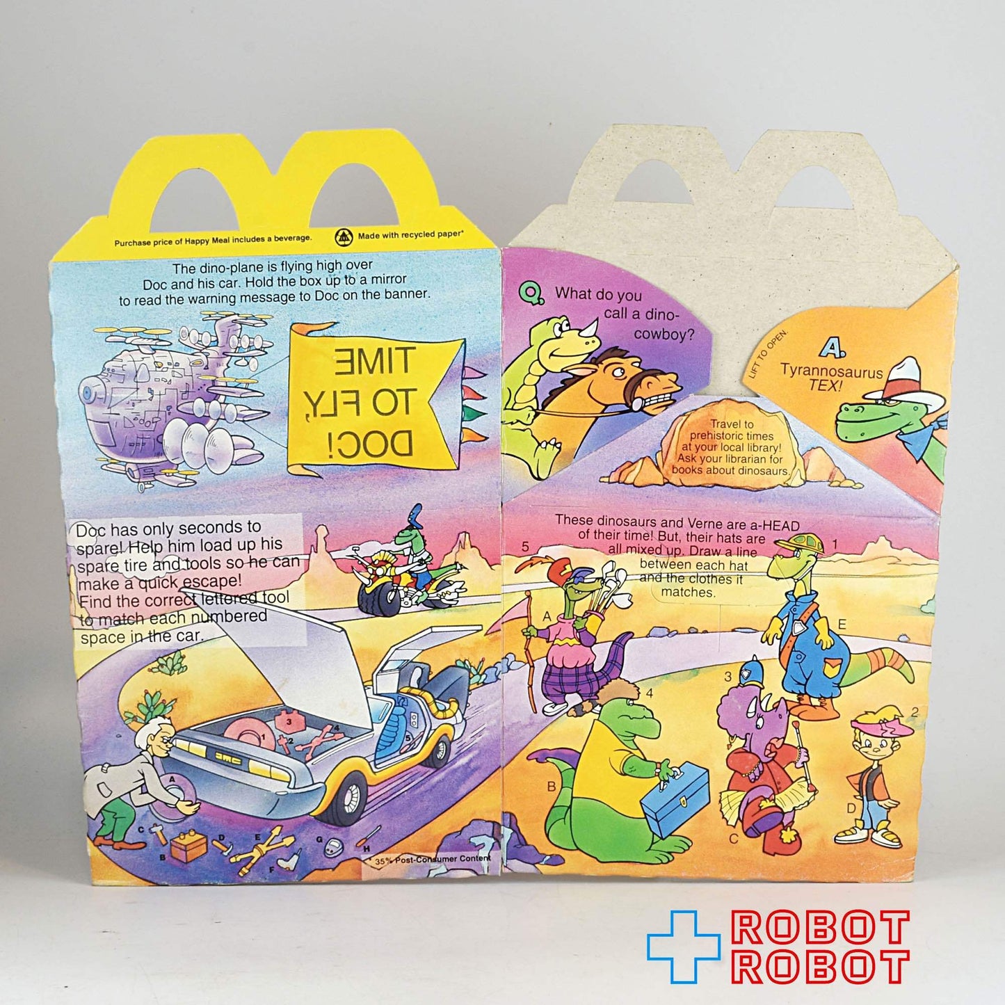 マクドナルド 空箱 バック・トゥ・ザ・フューチャー ４種セット ハッピーミールトイ