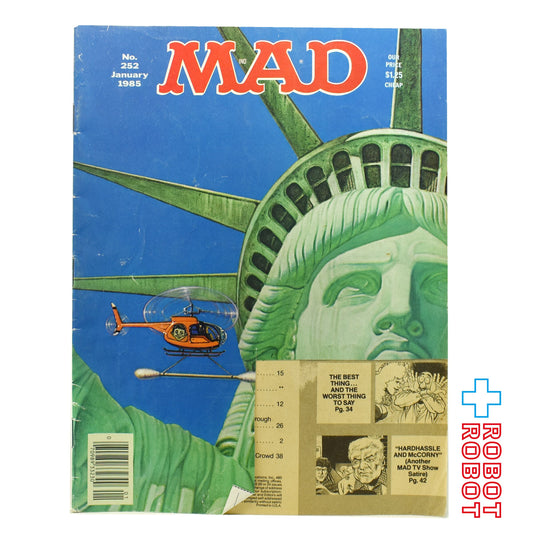 MAD MAGAZINE マッドマガジン no.252 自由の女神 January 1985