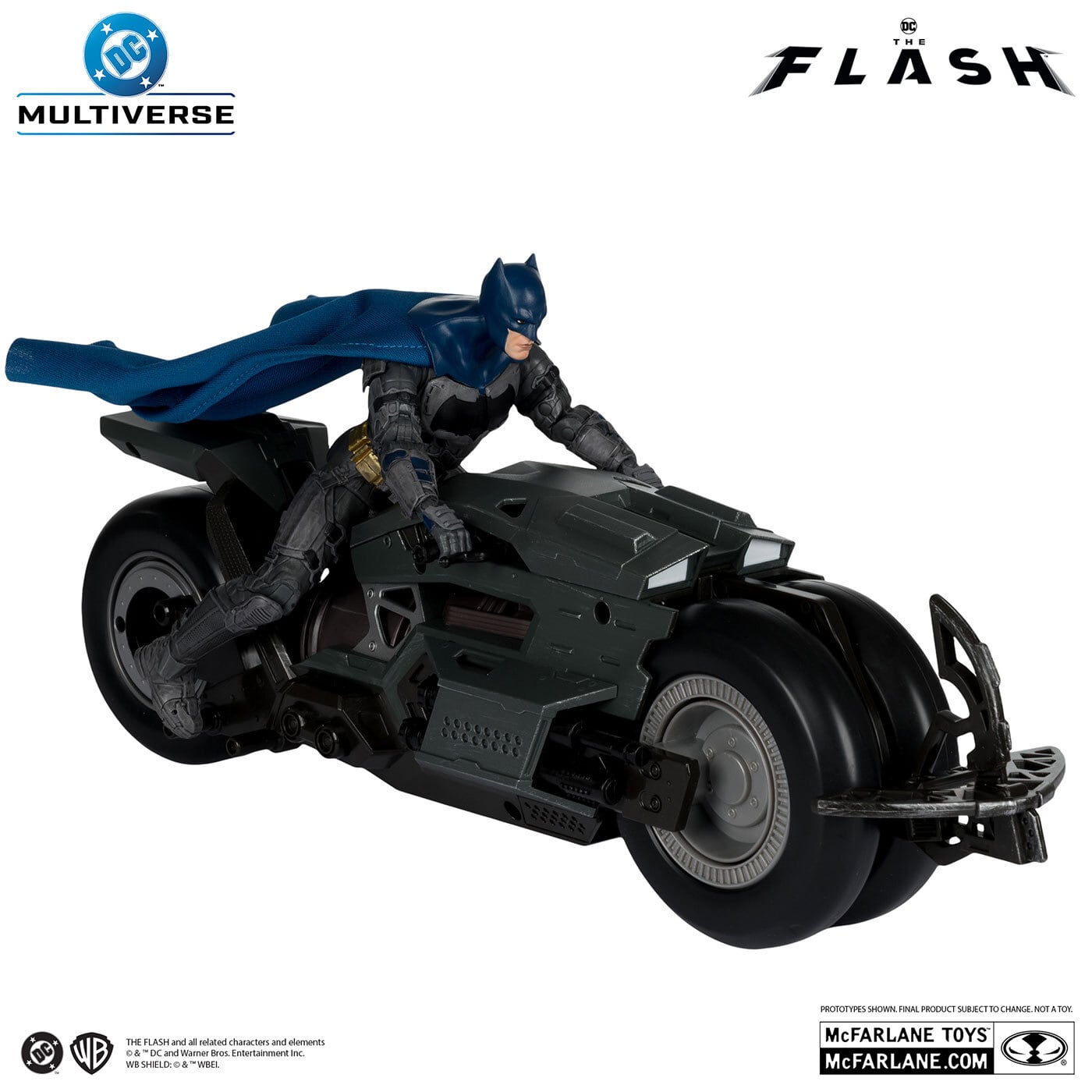DC マルチバース 映画『ザ・フラッシュ』バットマン＆バットサイクル 7インチ アクションフィギュア 国内版 未開封