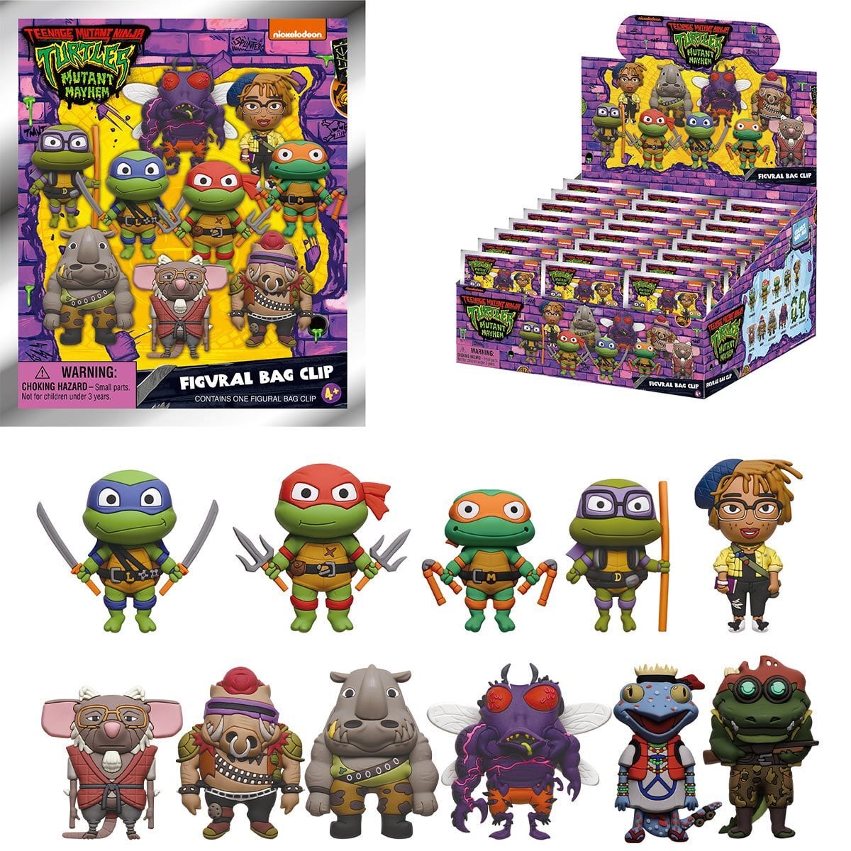 モノグラム フィギュラルキーチェーン TMNT ティーンエイジ・ミュータント・ニンジャ・タートルズ 1パック 未開封