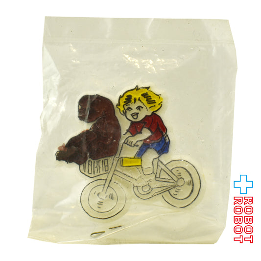 E.T. & エリオット プラスチック バッジ ピンズ ピンバッジ 袋入未使用 メーカー不明