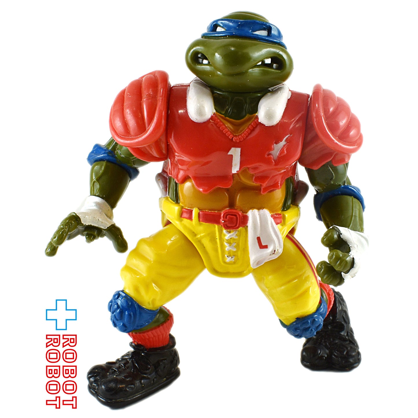 プレイメイツ ティーンエイジ・ミュータント・ニンジャ・タートルズ TMNT ズ タッチダウン トッシン レオ アクションフィギュア 1991 ルース