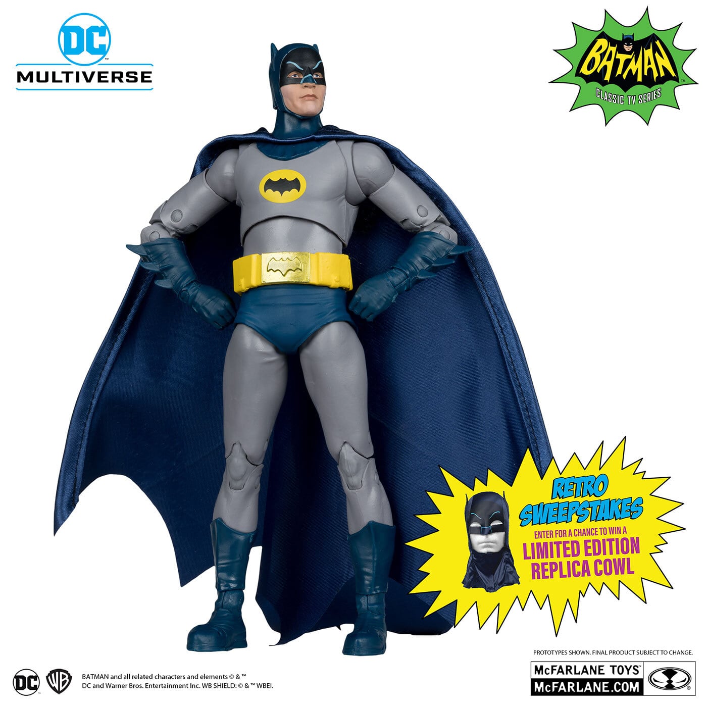 マクファーレン・トイズ DCマルチバース バットマン 1966年 TVシリーズ #291 バットマン 7インチ アクションフィギュア 国内版 未開封
