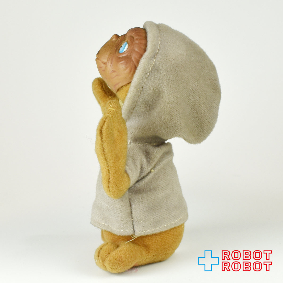 ラス社 E.T. グレイ・パーカー ソフビ顔 ミニぬいぐるみ 11cm 1997