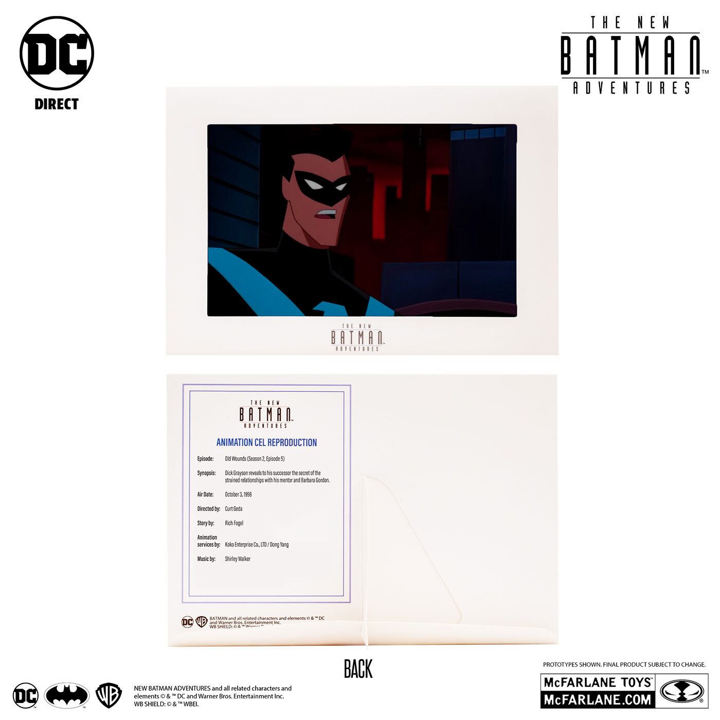 マクファーレン・トイズ DCダイレクト バットマン アニメイテッド ニュー・バットマン・アドベンチャーズ #14 ナイトウィング 6インチ アクションフィギュア 国内版 未開封