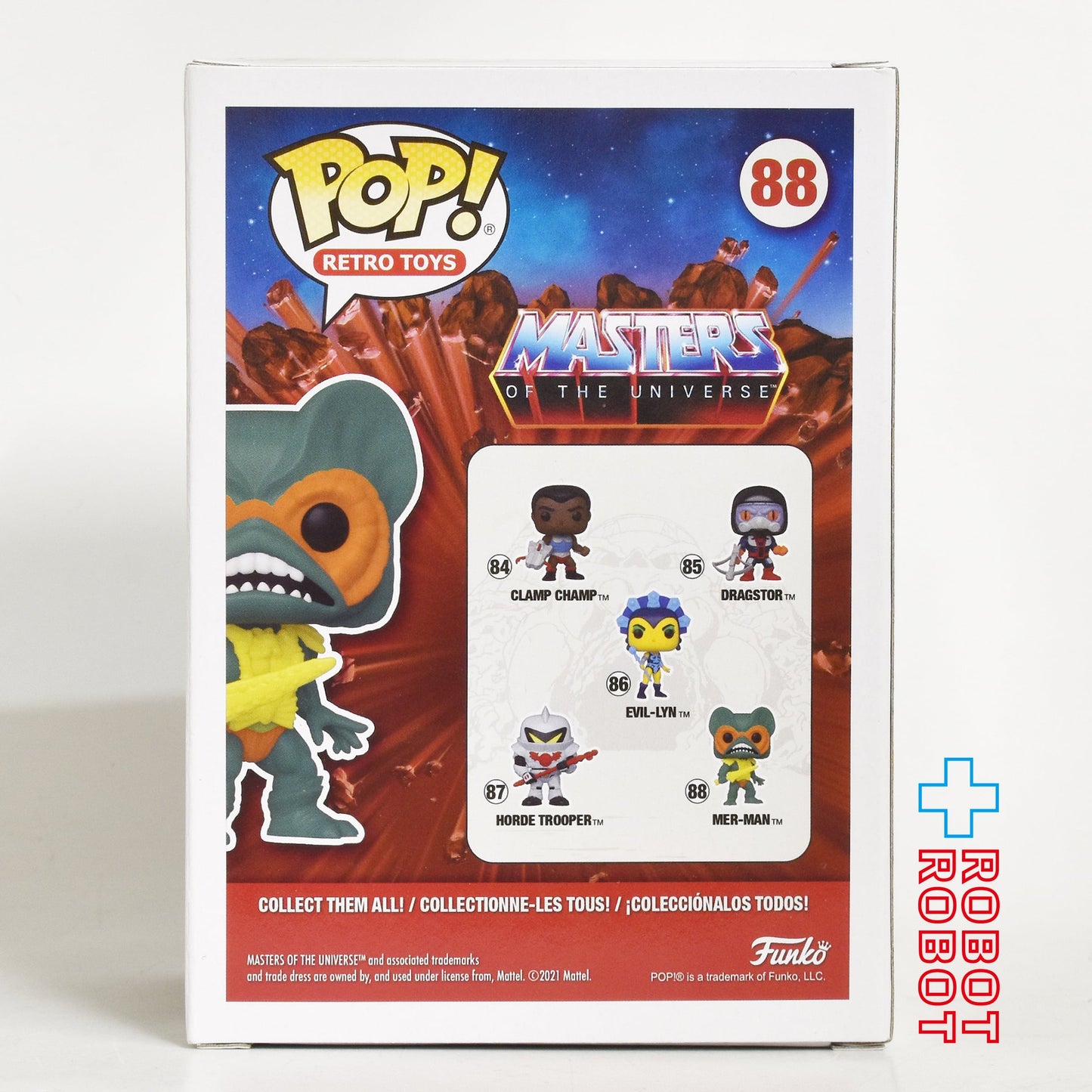 ファンコ POP! レトロ トイ マスターズ・オブ・ザ・ユニバース 88 マーマン ビニールフィギュア 箱入