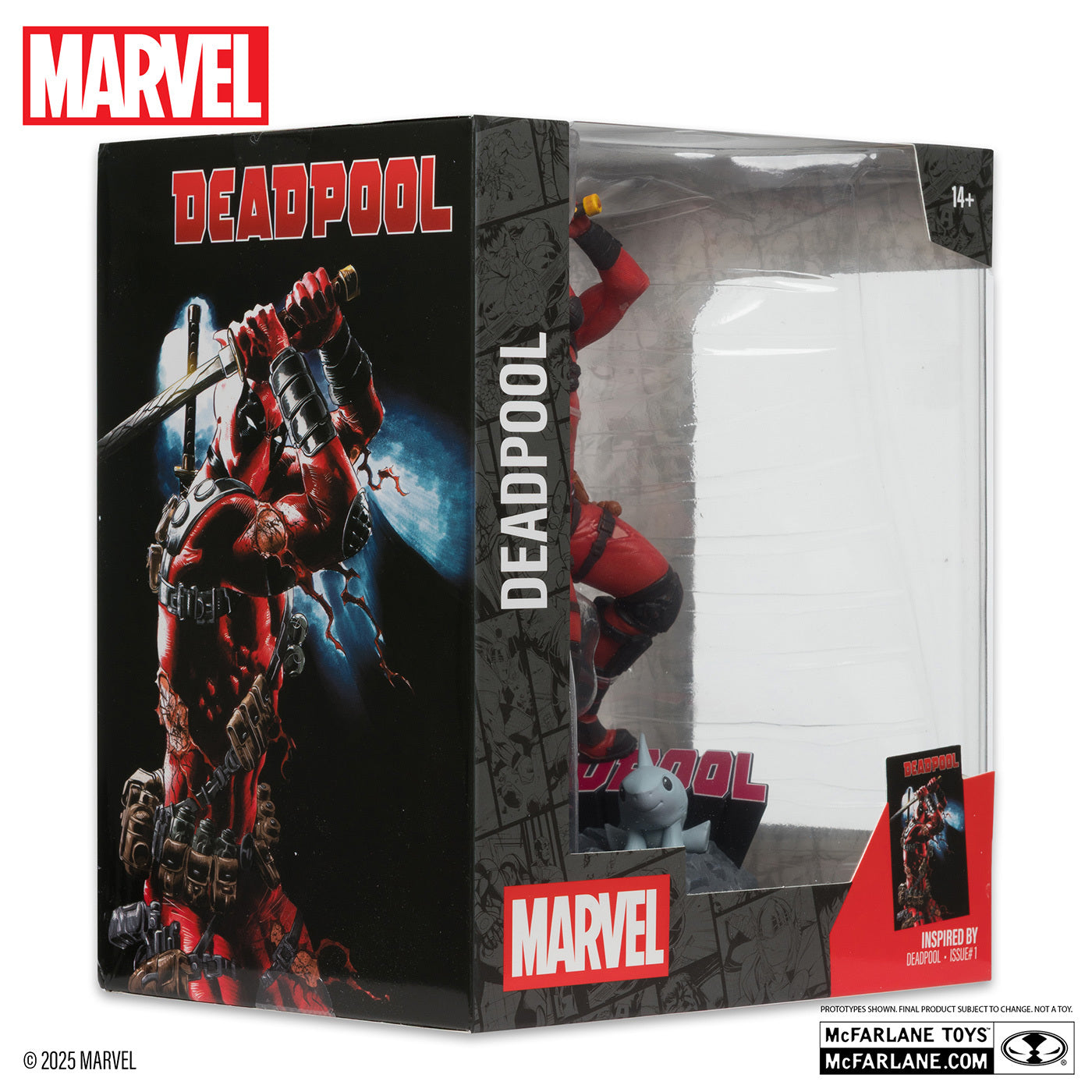 マクファーレン マーベル シーン・フィギュア #025 デッドプール マイク・デオダート / Deadpool Vol.6 #1 1/10 スタチューフィギュア 未開封