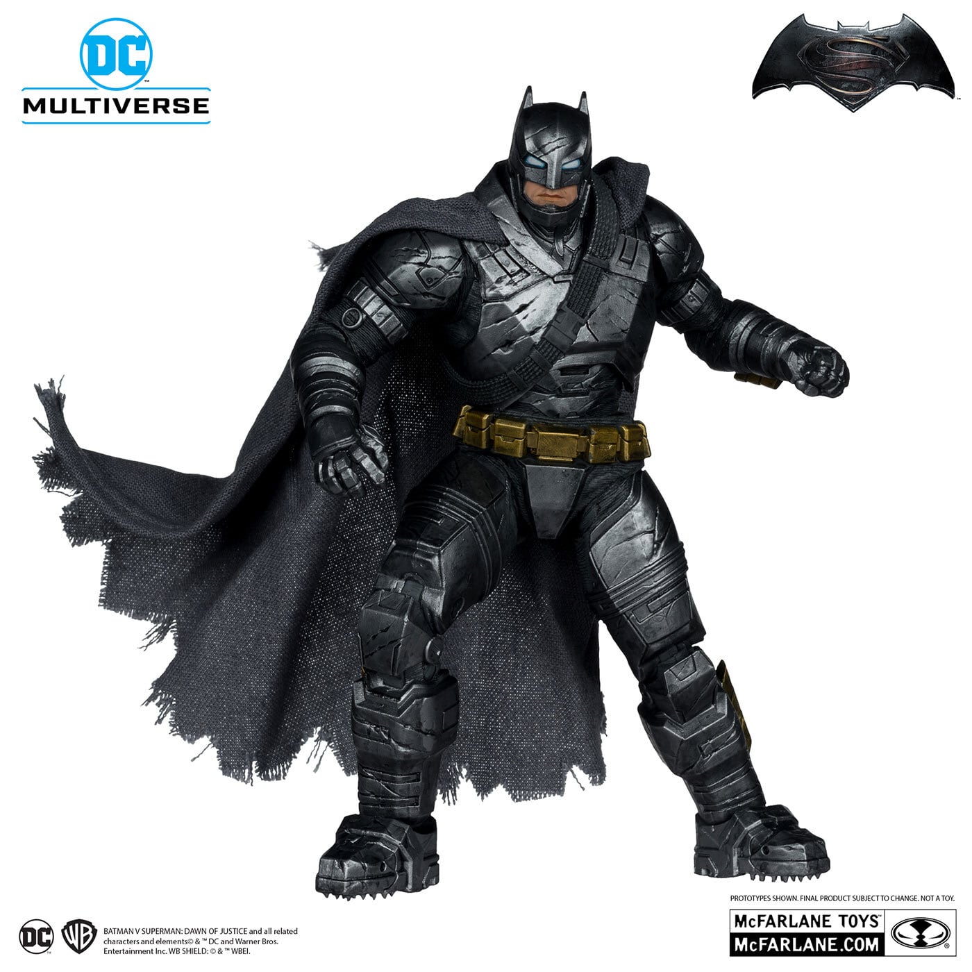 マクファーレン・トイズ DCマルチバース バットマン vs スーパーマン ジャスティスの誕生 アーマード・バットマン 7インチ アクションフィギュア 未開封