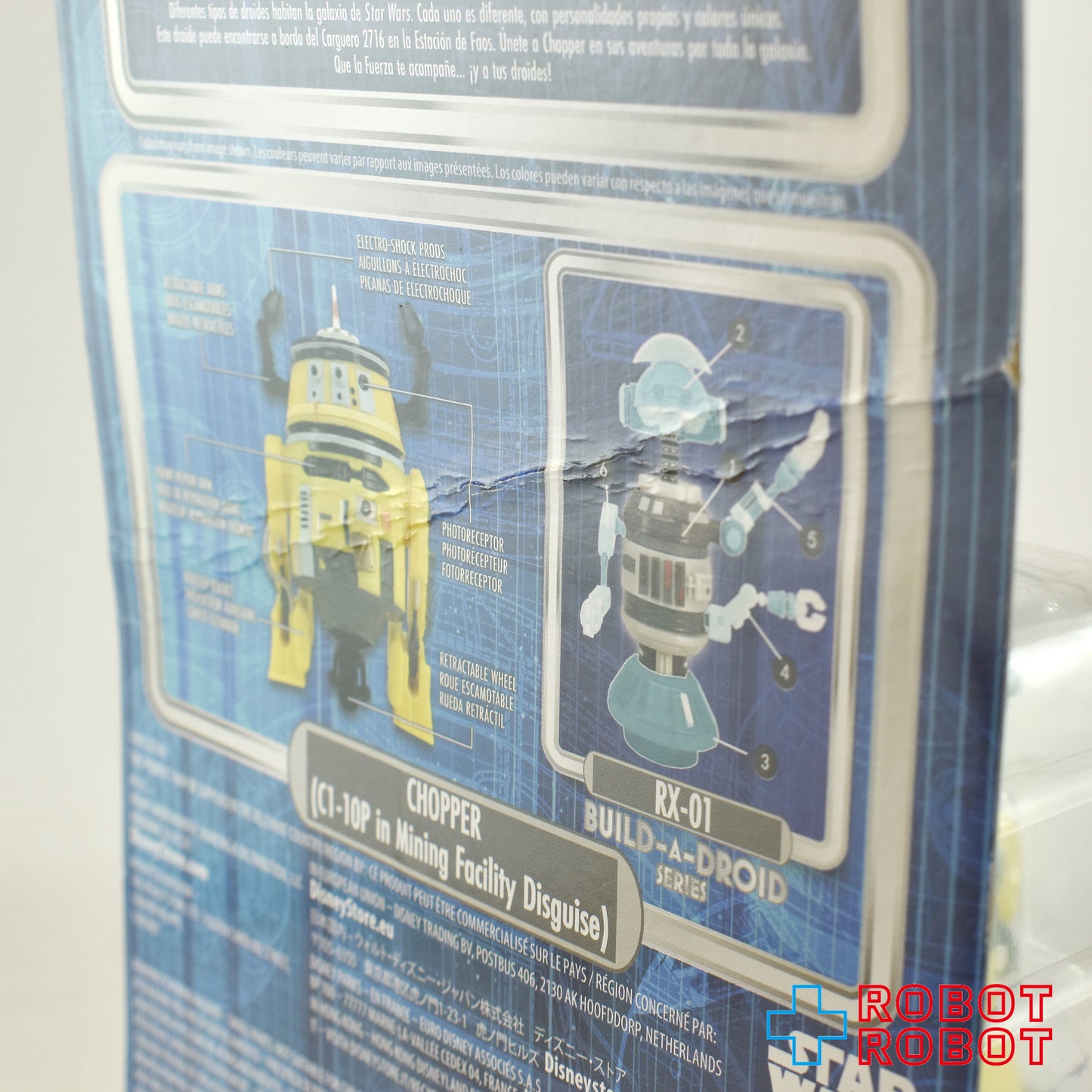 ※台紙に大きなシワ：スター・ウォーズ ディズニーテーマパーク限定 C1-10P マイニング・ファシリティー・ディスガイズ チョッパー ドロイドファクトリー
