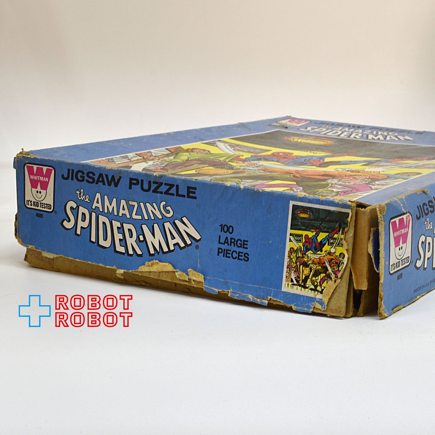 マーベル スパイダーマン 100ピース ジグゾーパズル 1978 開封品