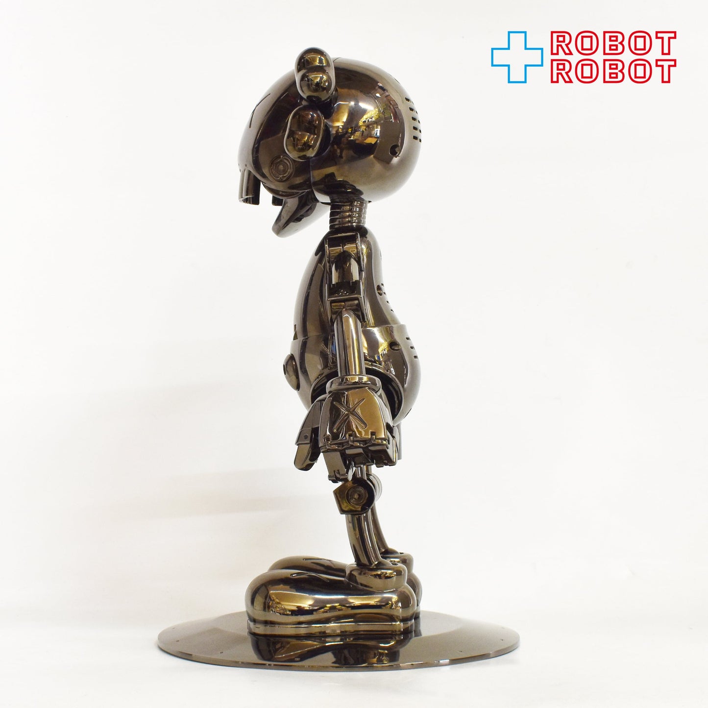 KAWS x 空山基 オリジナルフェイク NO FUTURE COMPANION ブラッククローム カラー 輸送箱付き ♦︎４号店商品