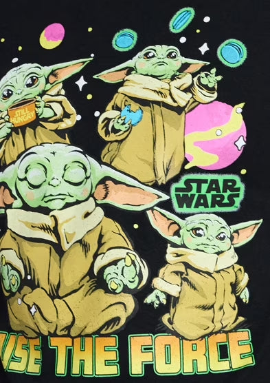 スター・ウォーズ グローグー USE THE FORCE グラフィック Tシャツ L