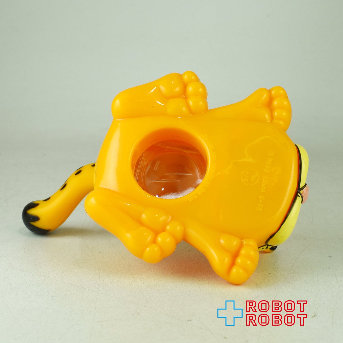 ウェンディーズ ガーフィールド ルーペ プラスチックフィギュア ミールトイ 2001