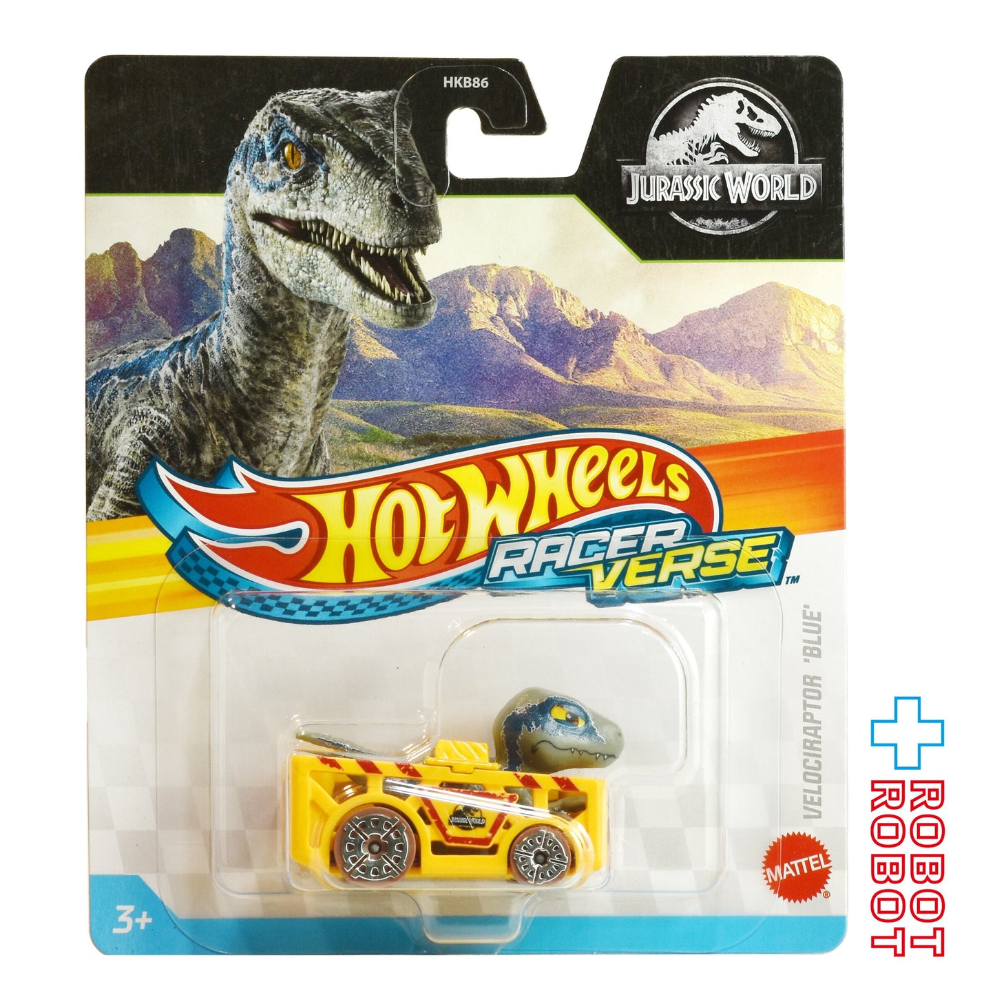 ホットウィール レーサーバース 2025 ヴェロキラプター ブルー ダイキャスト メタルビークル ミニカー 未開封