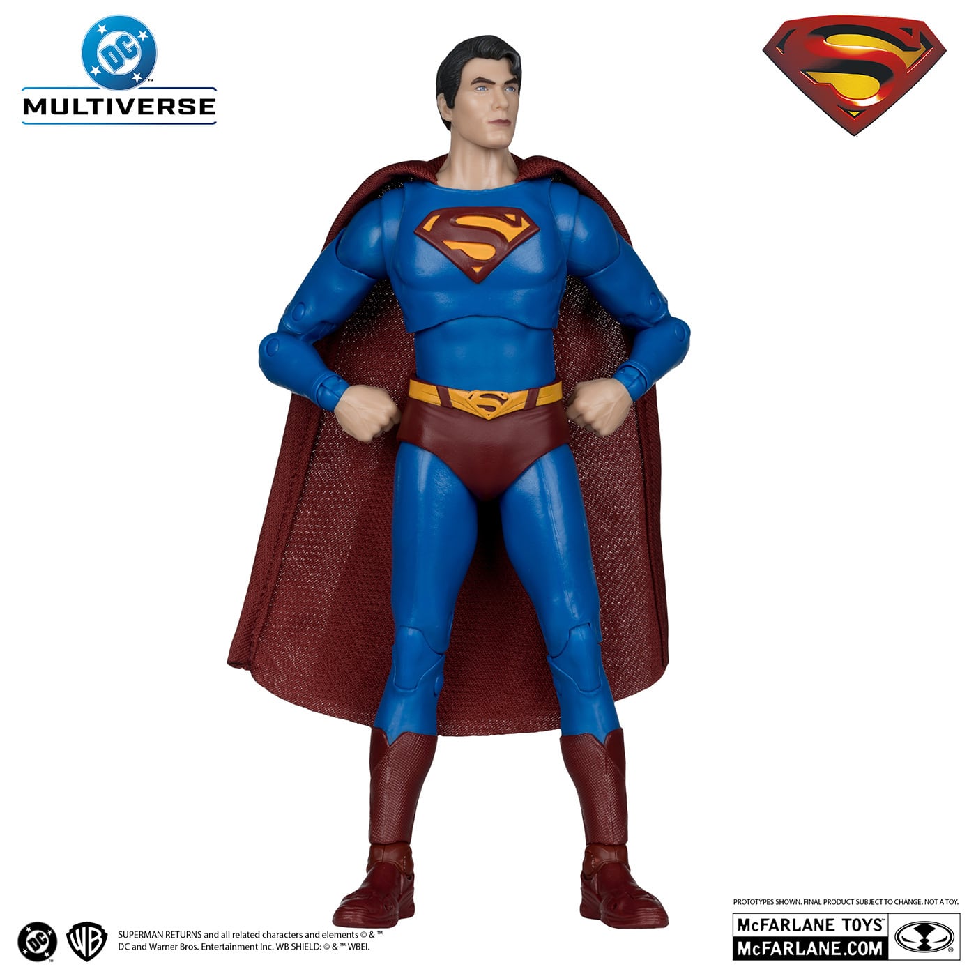DC マルチバース 映画 スーパーマン リターンズ #336 スーパーマン 7インチ アクションフィギュア 国内版 未開封