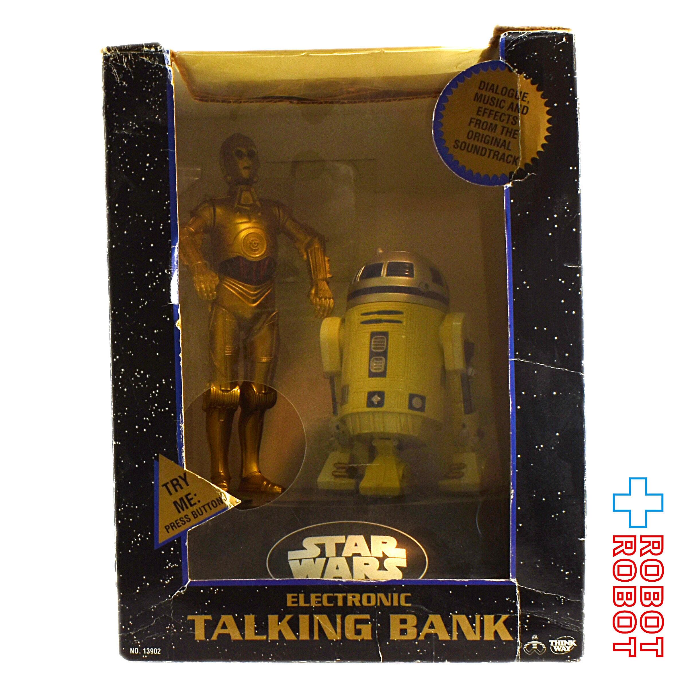 スター・ウォーズ C-3PO & R2-D2 トーキングバンクフィギュア 貯金箱