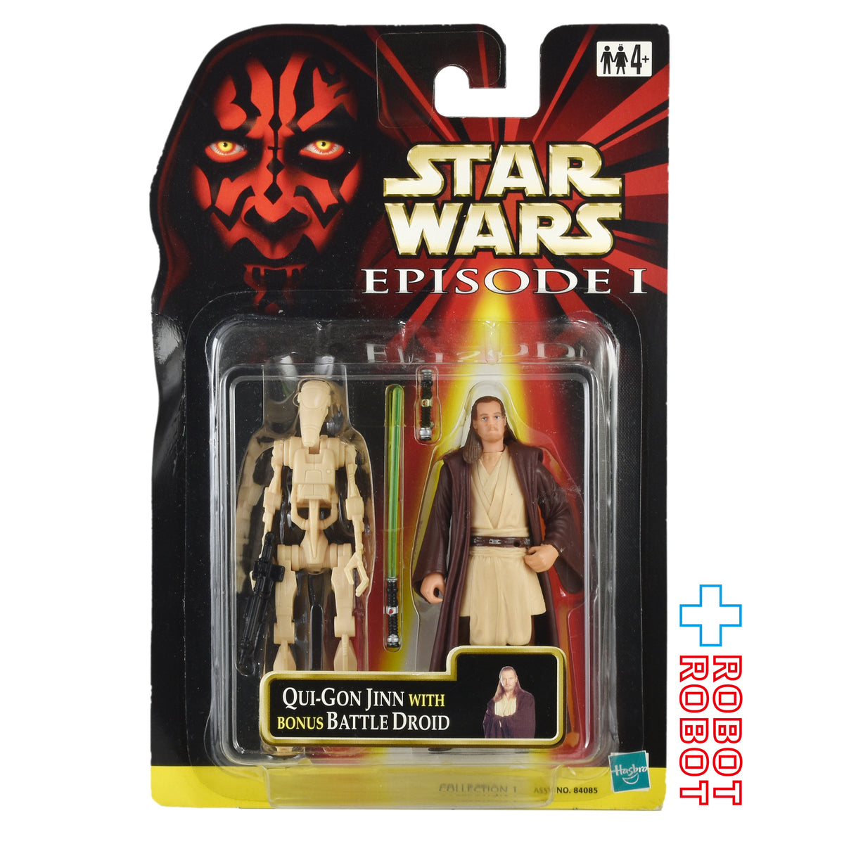 スター・ウォーズ EP1 2パック クワイ＝ガン・ジン w/ バトル・ドロイド 3.75インチ アクションフィギュア ヨーロッパ版 未開封