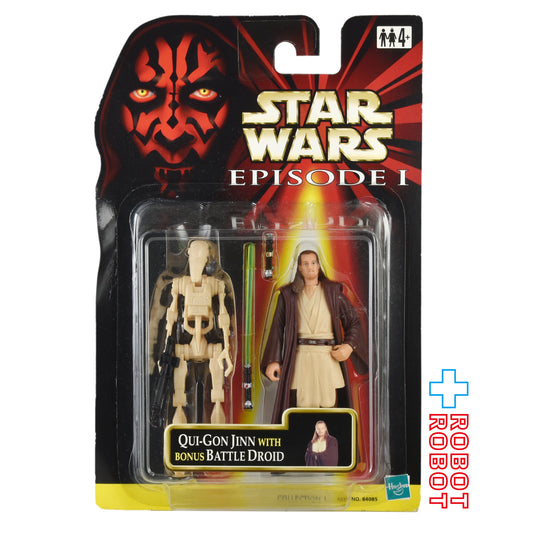 スター・ウォーズ EP1 2パック クワイ＝ガン・ジン w/ バトル・ドロイド 3.75インチ アクションフィギュア ヨーロッパ版 未開封