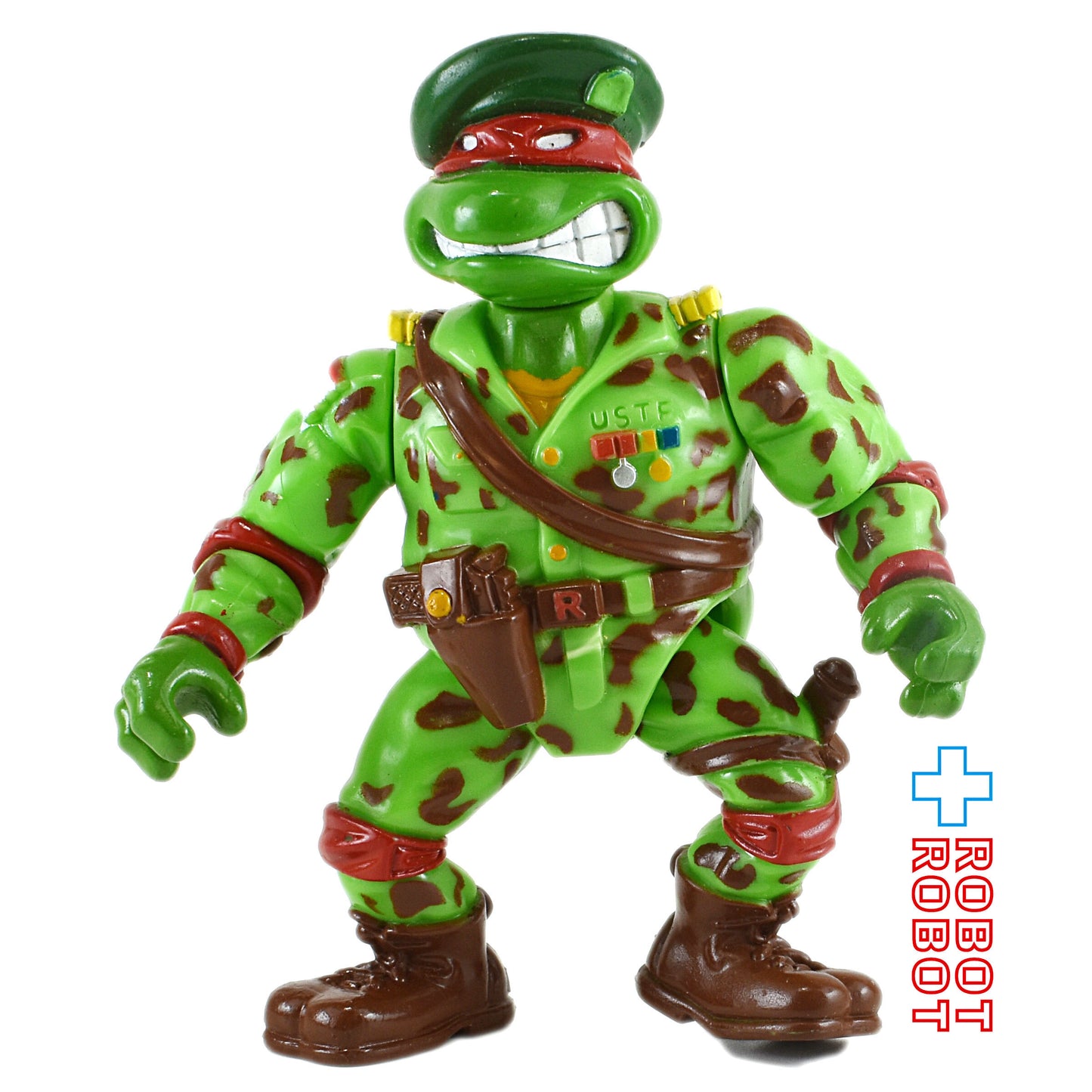 プレイメイツ ティーンエイジ・ミュータント・ニンジャ・タートルズ TMNT グリーンベレー ラファエロ アクションフィギュア 1991 ルース