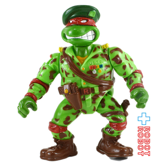 プレイメイツ ティーンエイジ・ミュータント・ニンジャ・タートルズ TMNT グリーンベレー ラファエロ アクションフィギュア 1991 ルース